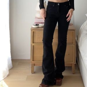 Motel corduroy black pants